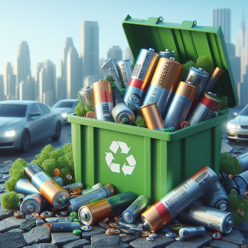 recycling batteries